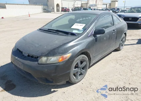 2007 Honda Civic Lx z USA, uszkodzony, nr VIN 2HGFG12697H551225